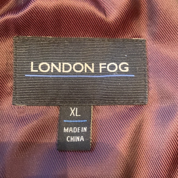 London Fog wool blend charcoal car coat - Picture 4 of 5
